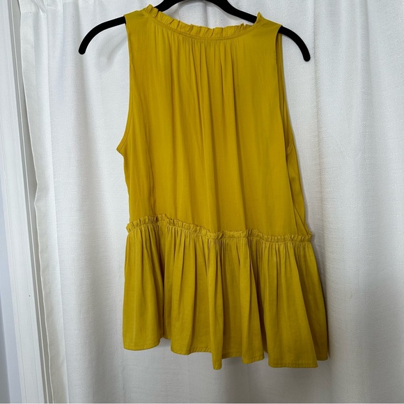 LOFT Yellow Sleeveless Blouse - Picture 5 of 5